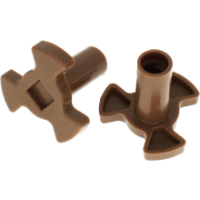 Microwave Oven Turntable Roller Support Coupler Shaft Replacement 6mm x 8mm 2 Pcs