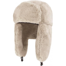Chapéu russo de pelúcia aconchegante para adultos, chapéu à prova de vento com capuz e protetor de orelha, quente e frio