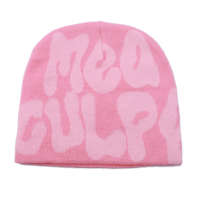 Gorro para mujer Gorro con estampado Gorro de crochet suave