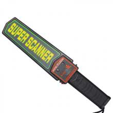 Detector de metales de precisión portátil con alertas de vibración y sonido, escáner de seguridad corporal.