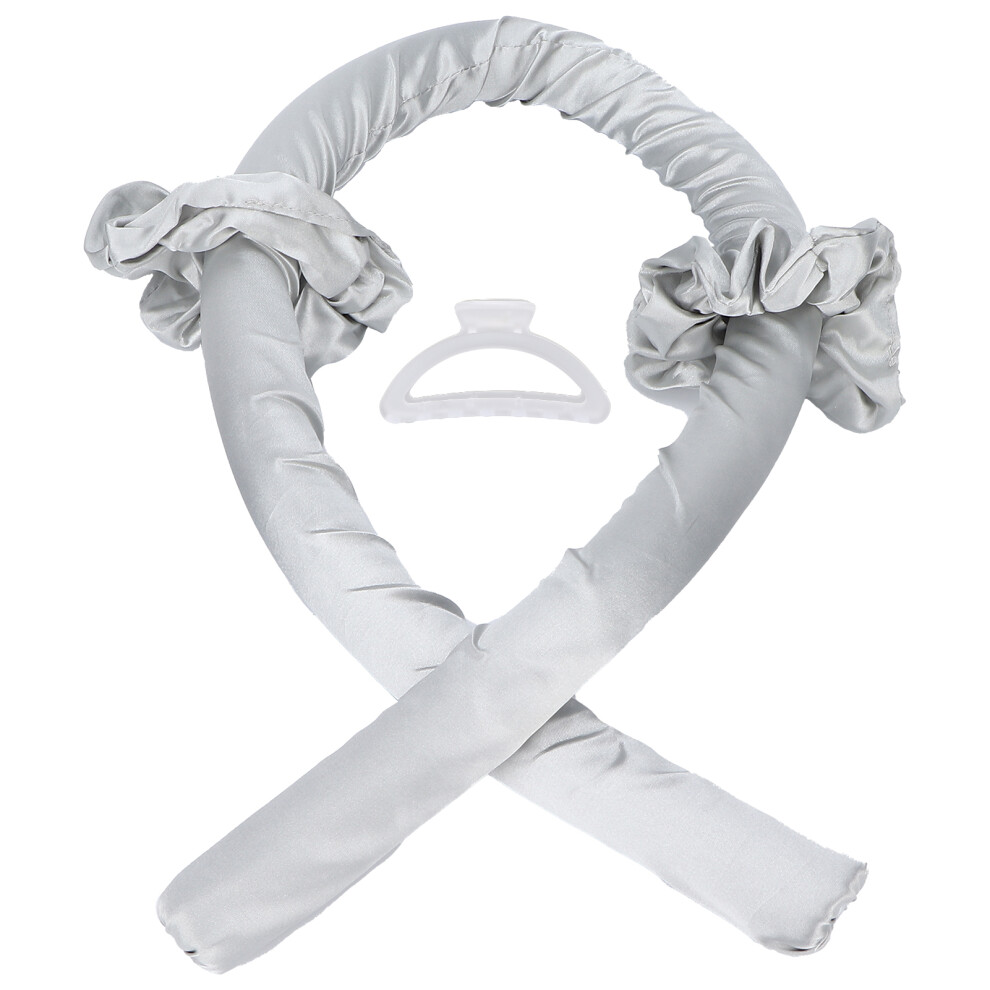 Gray Heatless Hair Curling Headband In : Perfect Curls No Heat Needed