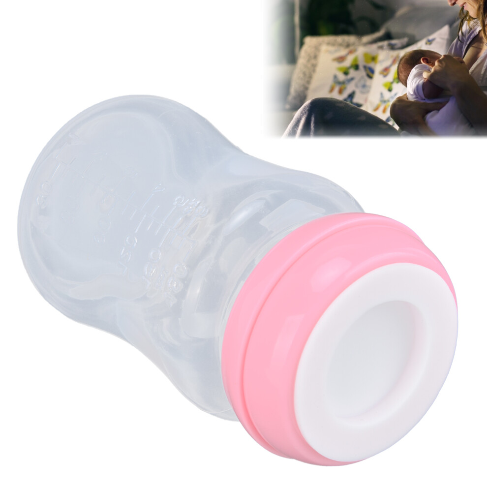 Widecaliber 180Ml Breastmilk Storage Bottles, Pp Material Pink