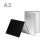 3-in-1 A3 Photography Reflector Board Black White Silver Foldable Professional Light Diffuser 3