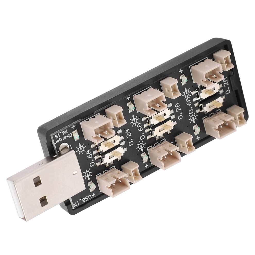 6-Channel Usb Lithium Battery Charger Board, 4.20V Max, 5V Input 3681358799456