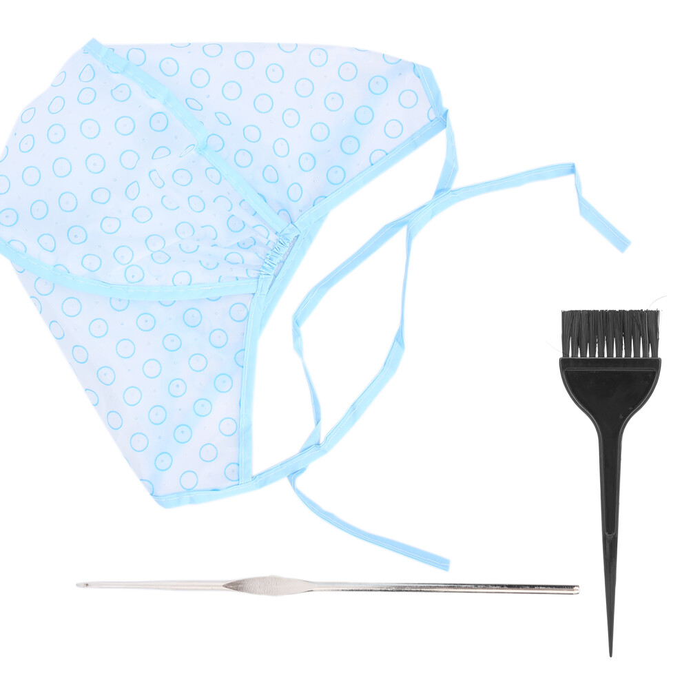 Hair Highlighting Cap Kit Reusable Dye Highlight Tool Set