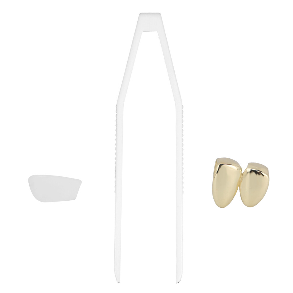 Stylish Gold Plated Teeth Brace Jewelry for Halloween Festivities