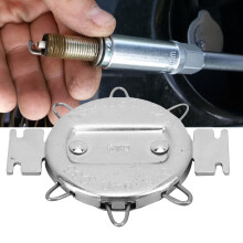 Precision Spark Plug Gauge Tool Silver 0.025‑0.045in Rust Resistant