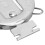 Precision Spark Plug Gauge Tool Silver 0.025‑0.045in Rust Resistant 6