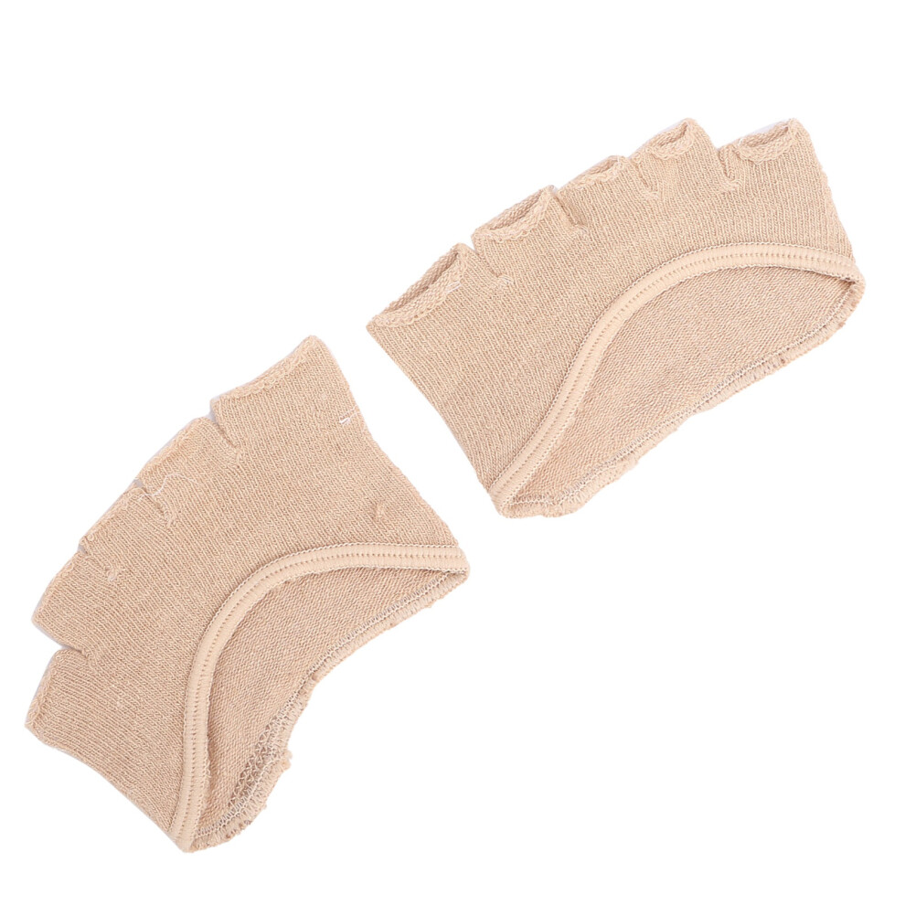 Sweat-Absorbing Toe Separating Socks Breathable Heelless Design with Open Toes