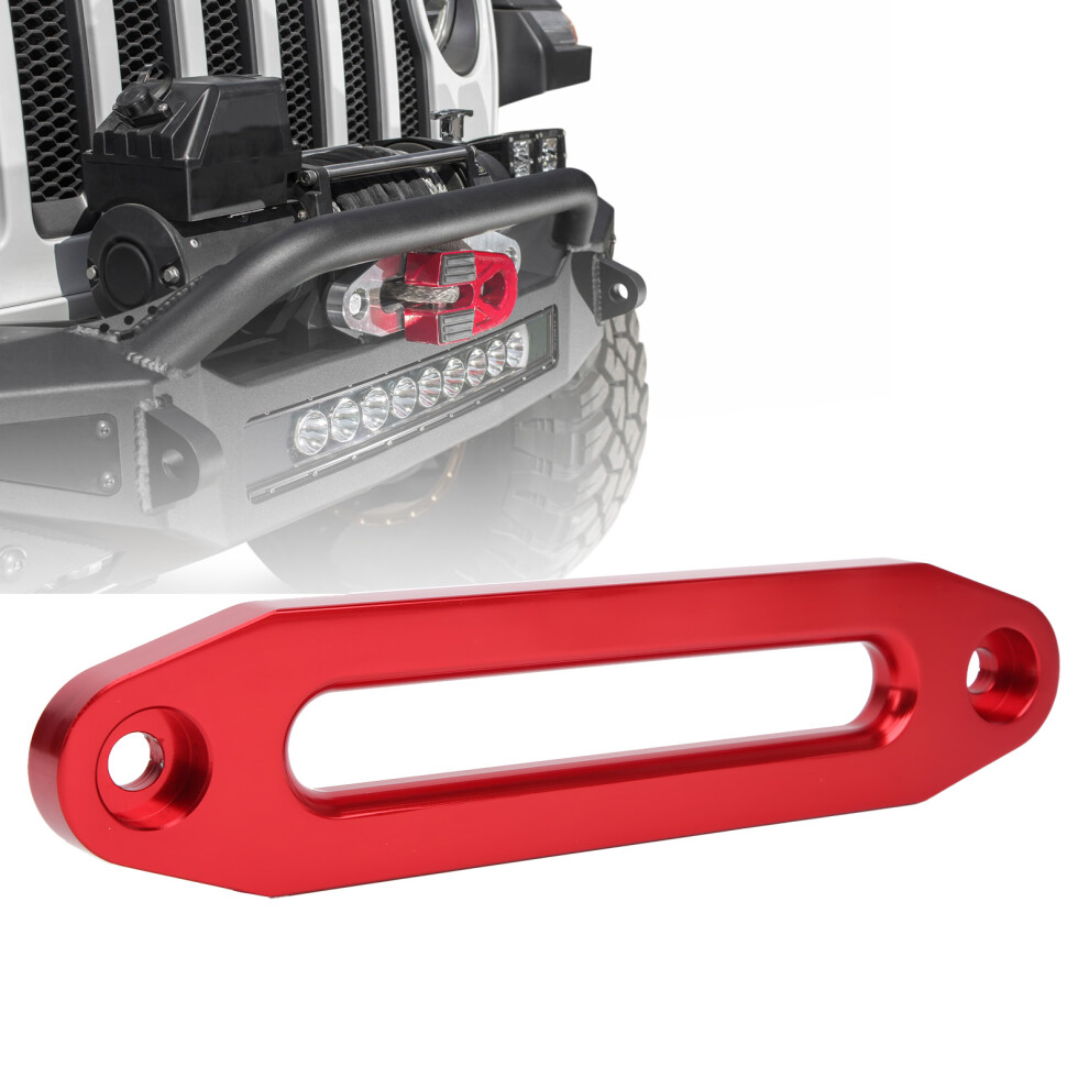 Aluminum Hawse Fairlead 10In Load 8,000-15,000 Lbs Red 9331358803762
