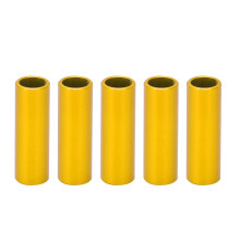 Aluminum Alloy 4mm Bike Shifting Cable Tube Cap, Gold, Lightweight