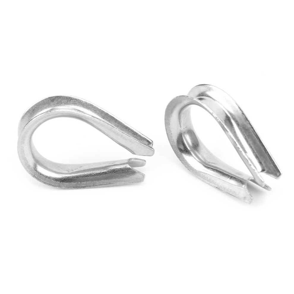 50Pcs M4 Stainless Steel U Type Clamps Wire Rope Clips 15Mm 7901358806036