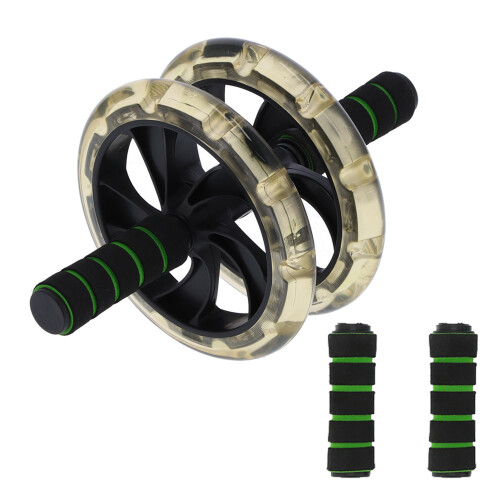 200mm Bauchtrainer mit Doppel-Nicht-Rutschrollen Kompaktes Core-Training-Gerät 2