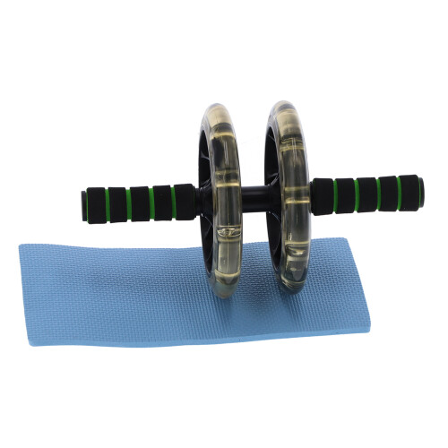 200mm Bauchtrainer mit Doppel-Nicht-Rutschrollen Kompaktes Core-Training-Gerät 1