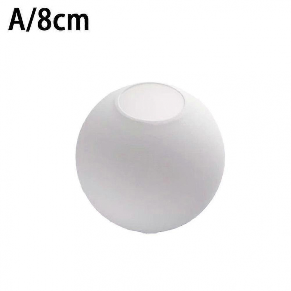 Matte White Globe Glass Lamp Shade Replacement Round Light Cover Fix-image-OPC-PMSKNW8-NEW