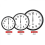 Automatic Time Synchronization Wifi Wall Clock 14inches-31cm 2