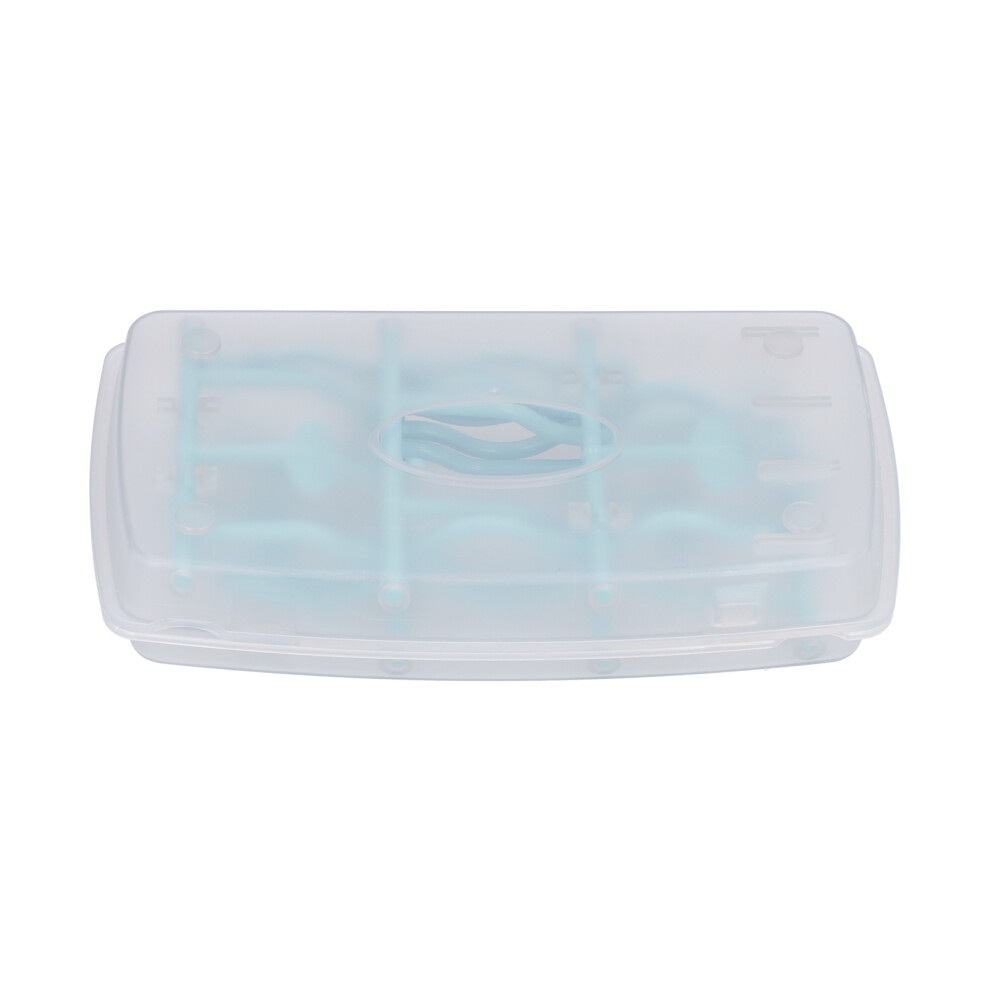 Baby Bottle Drying Rack, Detachable & Foldable, 240X195mm Blue