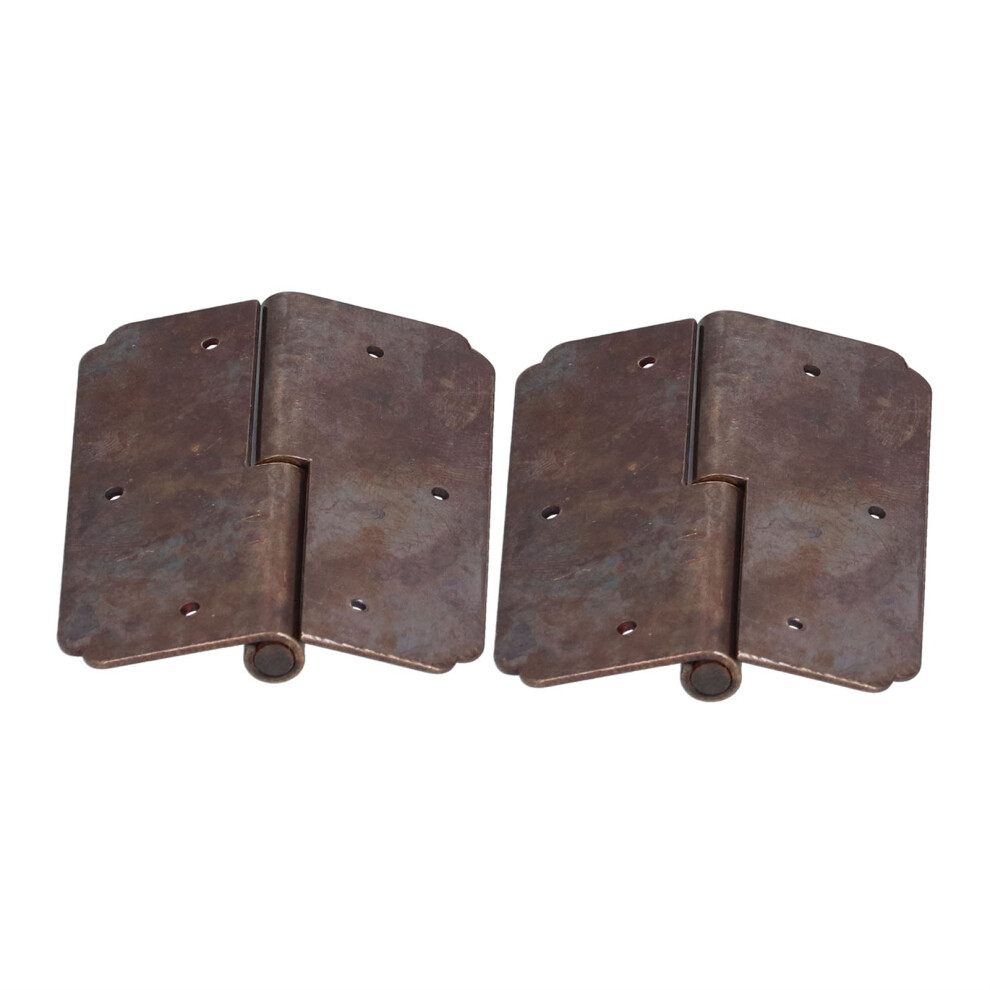 Chinese Antique Furniture Hardware 2Set Square Hinge 6Cm For Cabinets 6911358808528