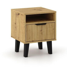 Stolik nocny Scandi 1S SLIM DĄB ARTISAN Szafka Nocna Do Sypialni