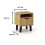 SCANDI 1S SLIM OAK ARTISAN BEDSIDE TABLE 3