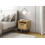 SCANDI 1S SLIM OAK ARTISAN BEDSIDE TABLE 2