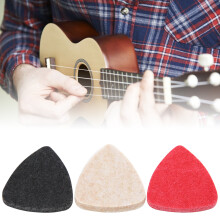 3Pcs Wool Felt Guitar Picks for Ukulele - Excellent Performance No Marks