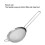 14cm Stainless Steel Mesh Colander with Handle, Durable Kitchen Tool 9