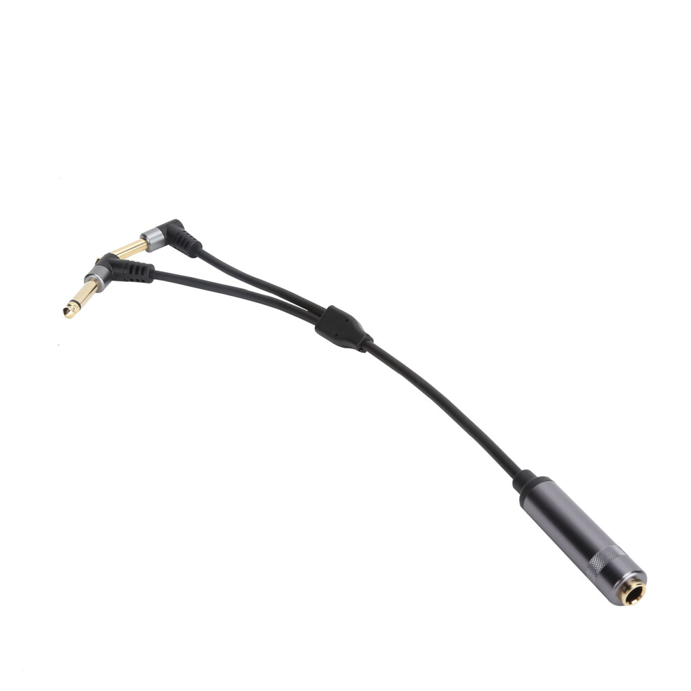 Stereo Female To Dual Mono 6.35Mm Adapter Splitter For Audio Equipment 4211358813211