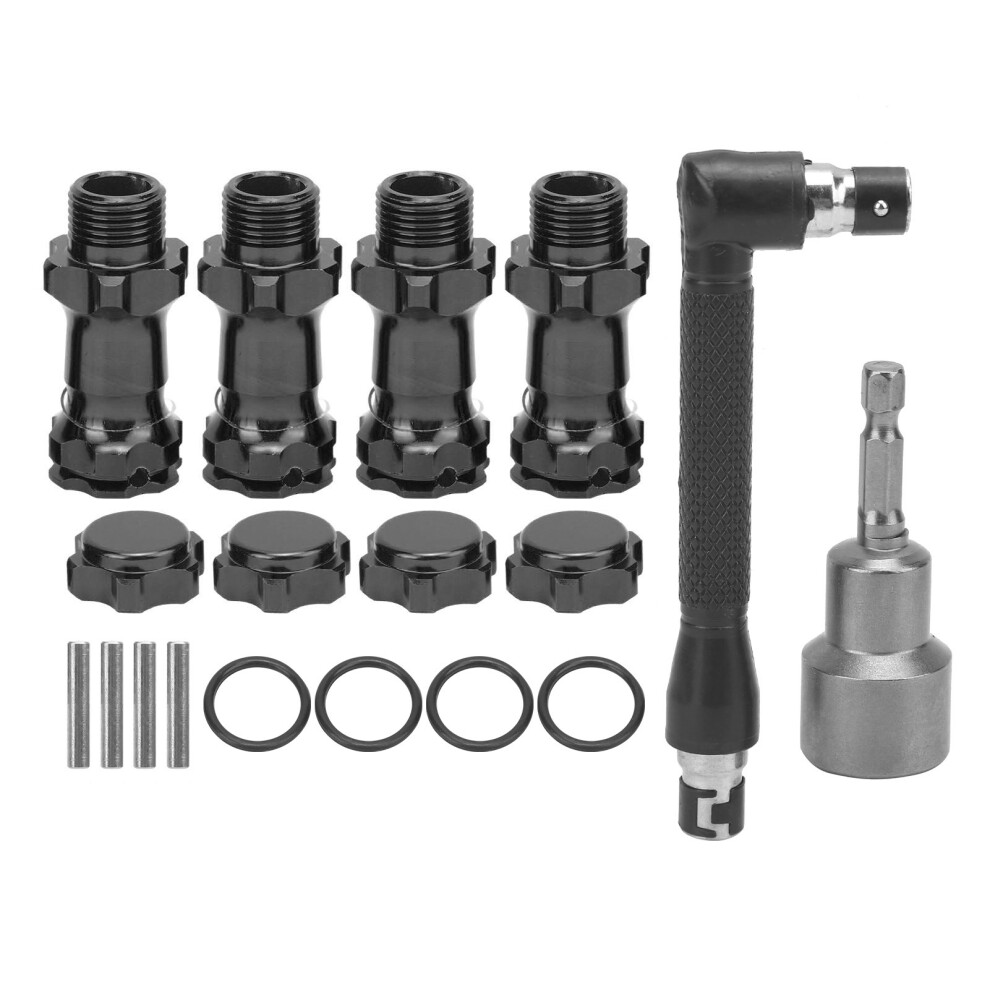 17Mm Hex Adapter & 29Mm Socket Spanner Set For 1/8 Rc Car Black 5011358813483