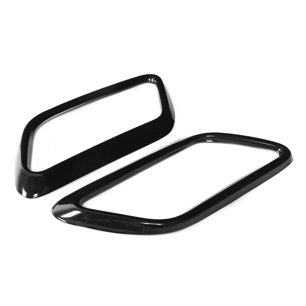 Range Rover Velar Exhaust Pipe Cover 2Pcs Stainless Steel Black 8031358816618