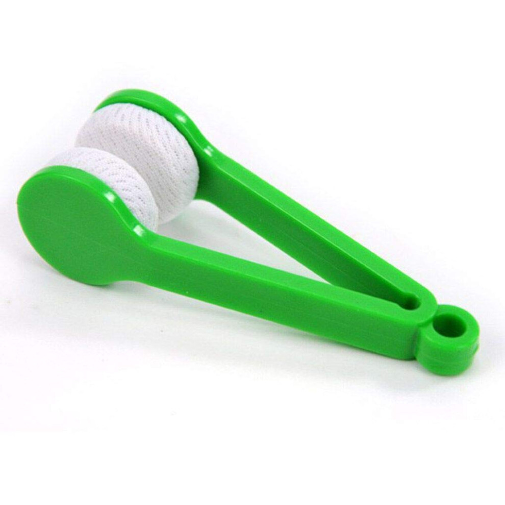 Two-Side Glasses Brush Microfiber Spectacles Cleaner Glasses Cleaning Rub Cleaner Color Random Lens Brush Eyewear Cleaner