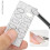 Nail Sanding Tablet Mini Nail File with Adhesive-fine sand 6
