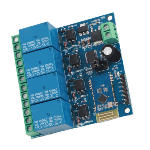 Module relais Bluetooth à 4 canaux, 12 V, 10 A, Android 2