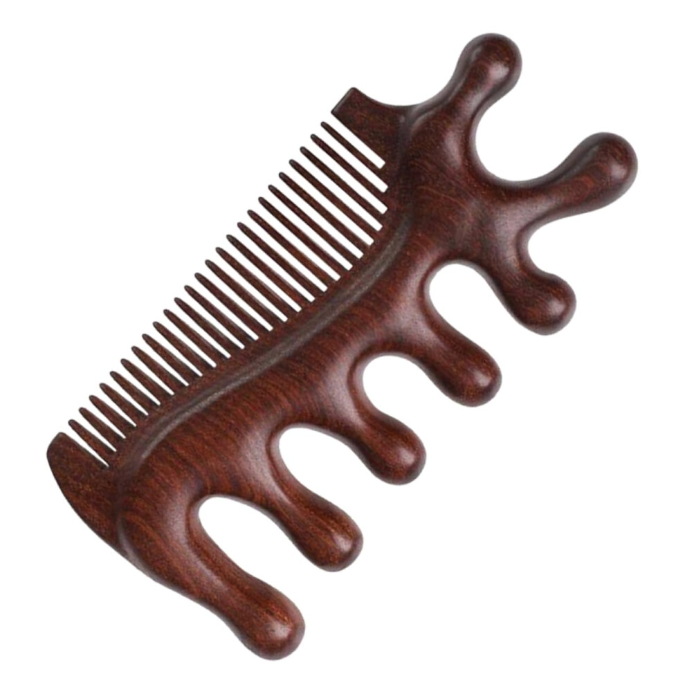 Scalp Massager Sandalwood Comb Wooden Massage Tool Detangling Hair For Scalp Care