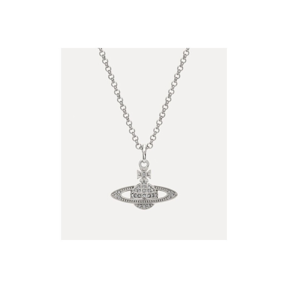 Mini Bas Relief Pendant Silver