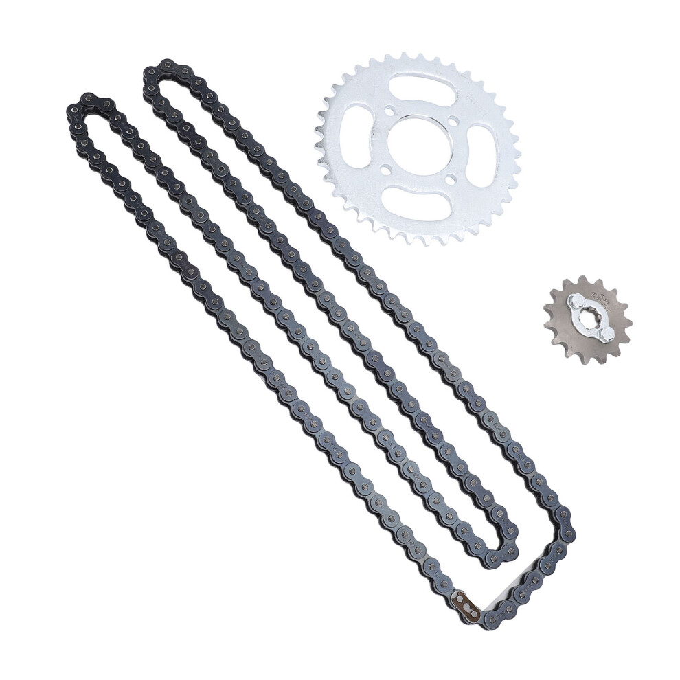 420 Chain Set With Steel Alloy 15T Front And 37T Rear Sprocket For Quad Bike 3791358819242