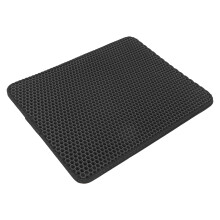Double Layer Cat Litter Mat, Anti-Slip, Urine Proof, Scatter Control, S Size