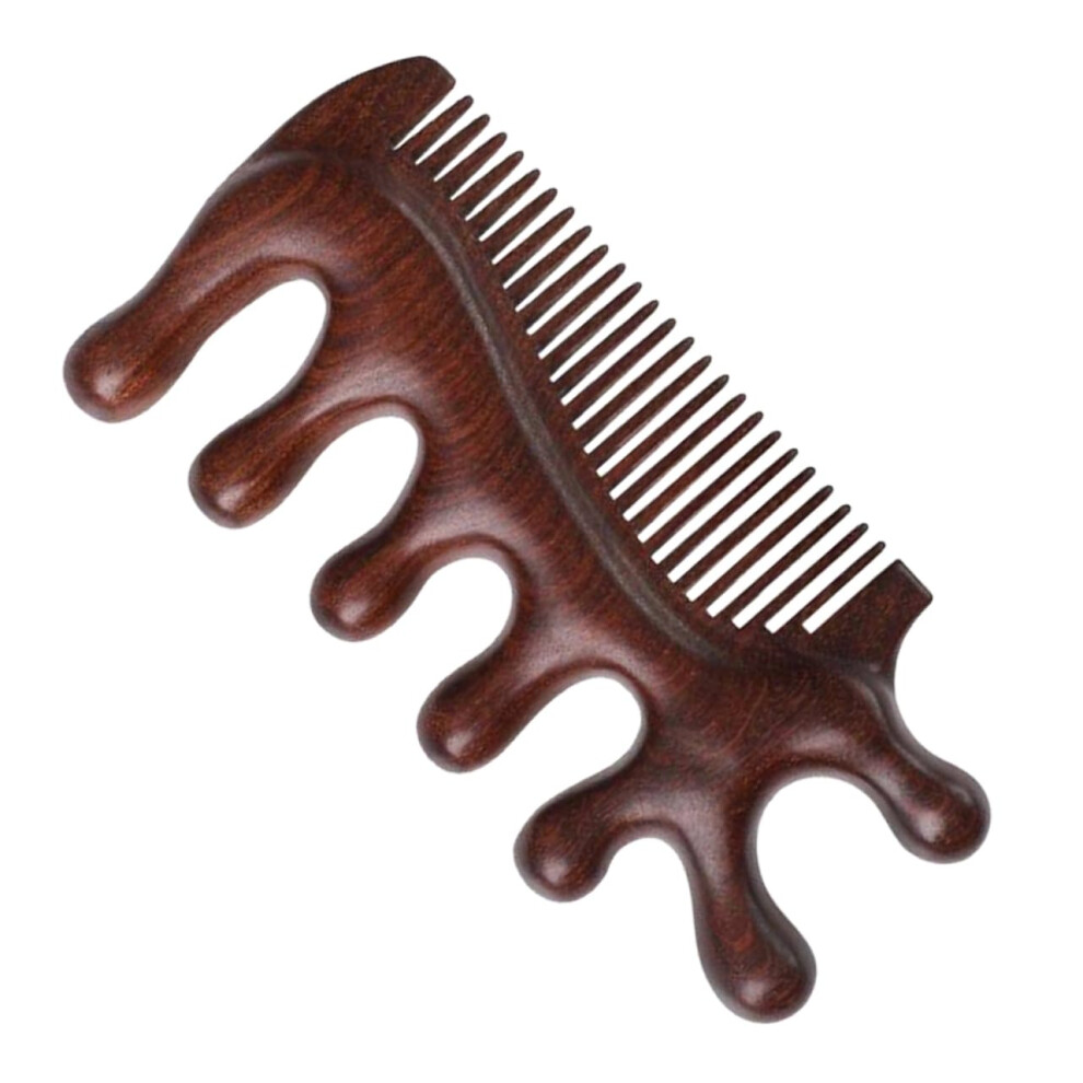 Sandalwood Massage Comb For Women Wooden Detangling Comb Scalp Massage Tool Hair Care Chic Hold Design