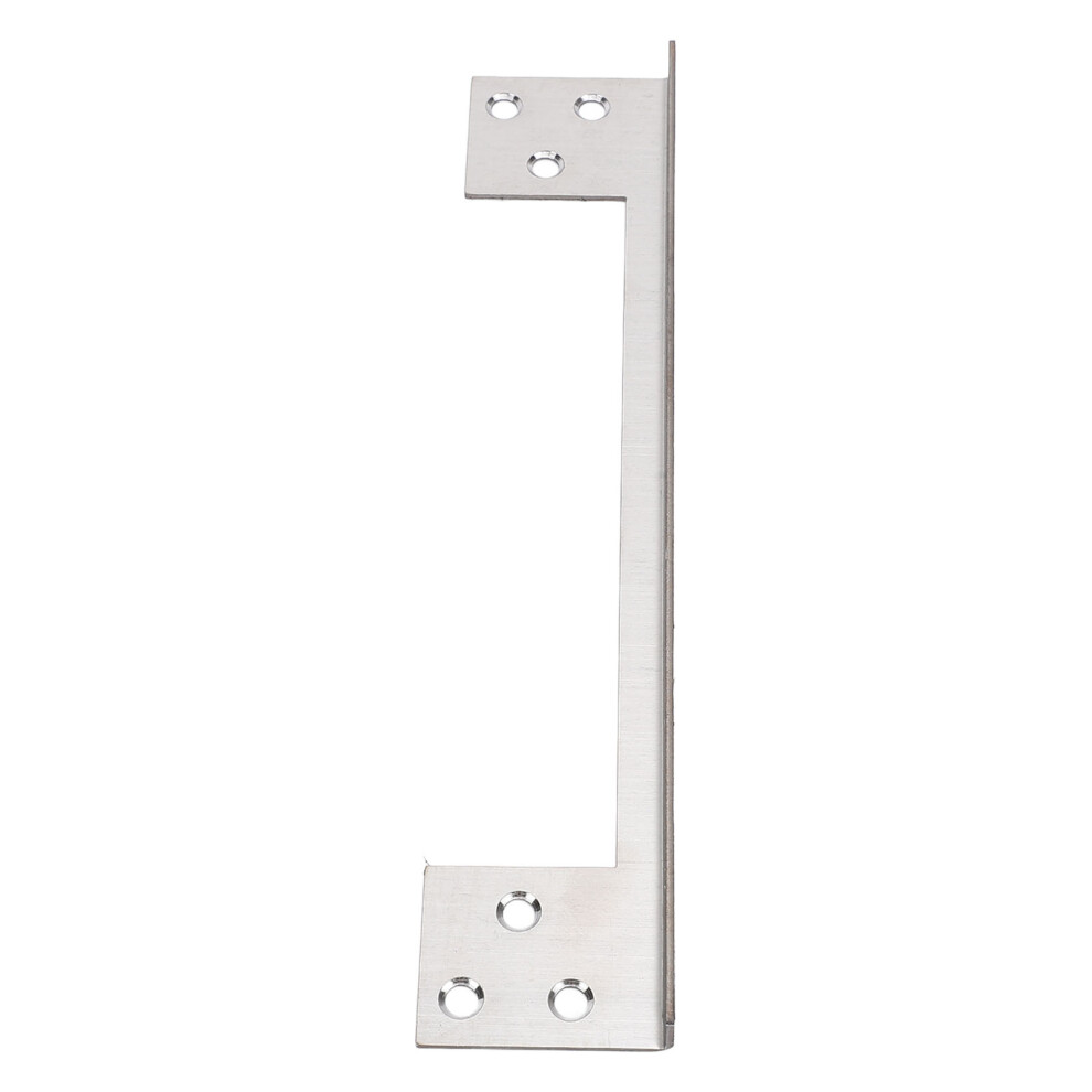Outswing Door Security Protector - Stainless Steel Latch Guard Plate 7inch