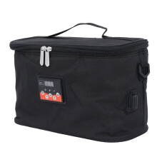 Tragbare Auto-Babyflaschenwärmetasche aus Oxfordstoff, 30x15x16 cm
