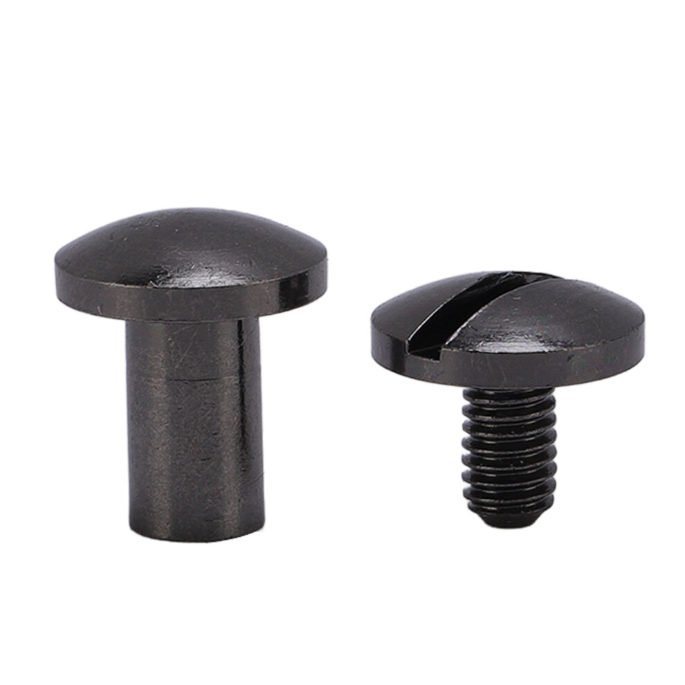 20PCS Zinc Alloy Leather Rivets & Screws Set, 8x7mm + 8x5mm