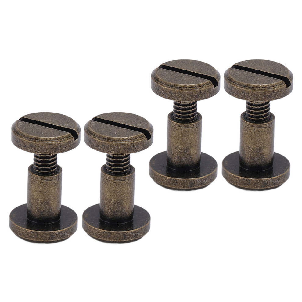 20 Sets 8X6mm Antique Bronze Binding Screws Rivets For Diy Crafts & Bookbinding 9331358822749
