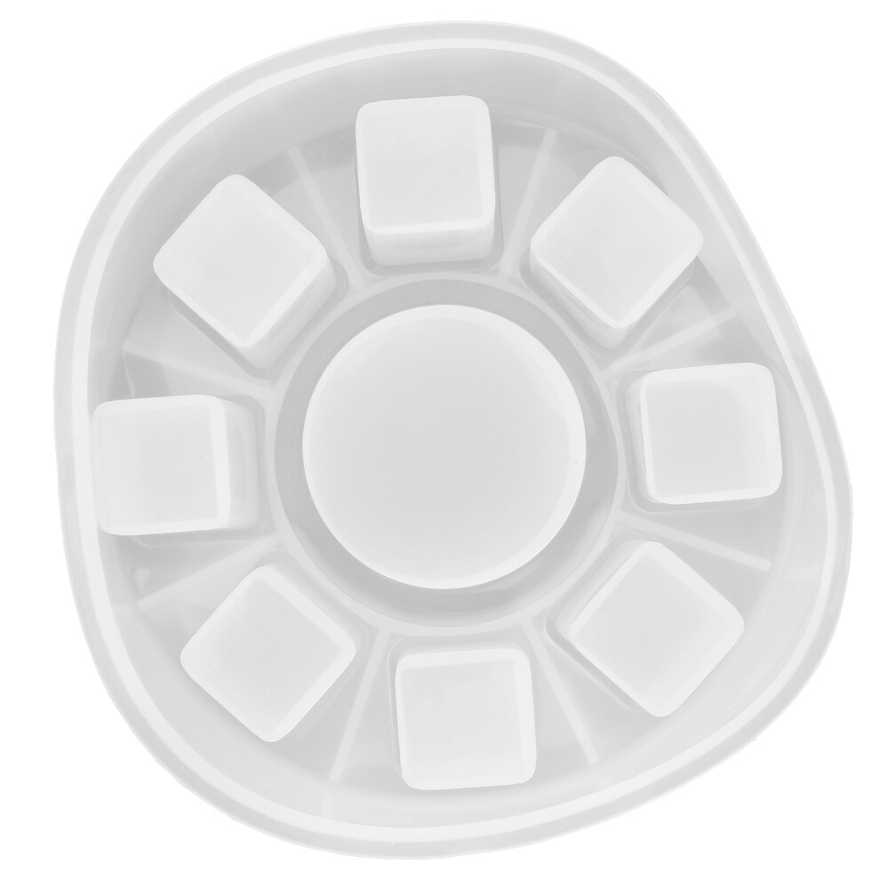 Silicone Lipstick Storage Mold DIY Box, 14cm Diameter, Transparent-image-OPC-PMSKVQ5-NEW