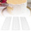 Set da 3 spatole per crema in plastica bianca 22x7,2 cm 15