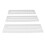 Set da 3 spatole per crema in plastica bianca 22x7,2 cm 8