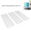 Set da 3 spatole per crema in plastica bianca 22x7,2 cm 7