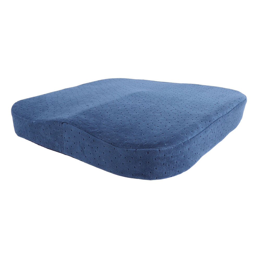 Ergonomic Memory Foam W-Shaped Seat Cushion Velvet Thicken Office Car