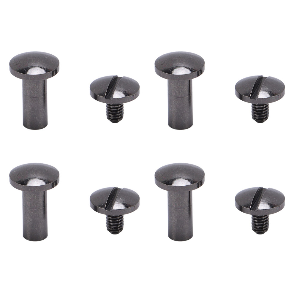 20 Set Zinc Alloy Arc Slotted Binding Rivets 8x10mm & 8x5mm