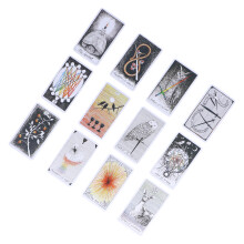 Wild Tarot Karten Unbekanntes Deck Hologramm Papier Wahrsagekarten 10,3x6,2cm