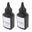 2 Stück Toner Refill 200g Schwarz Toner Refill 1